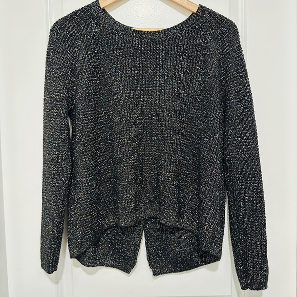 RACHEL Rachel Roy Women’s size Large Long Sleeve Black and Metallic Multicolour - Picture 2 of 12